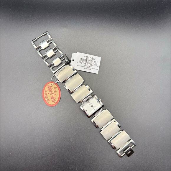 Fossil F2 ES1865 Womens Square Link Stainless Steel Bracelet Dress Watch NOS - Picture 17 of 17